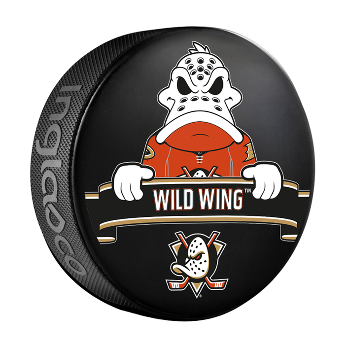 NHL Anaheim Ducks Mascot Souvenir Hockey Puck