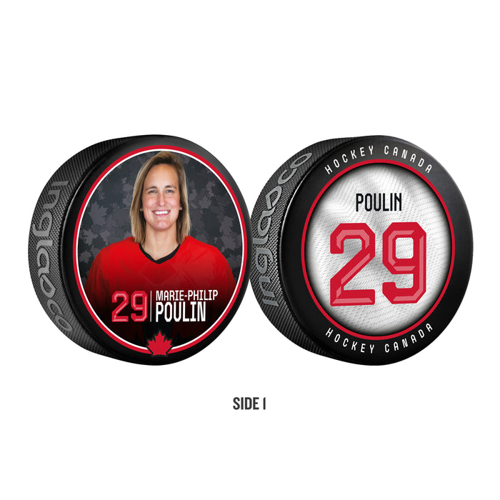Hockey Canada Marie-Philip Poulin 2-Puck Collection Set