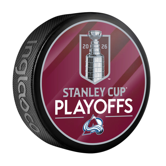 NHL Playoffs 2026 Souvenir Puck SCP Lock Up Colorado Avalanche