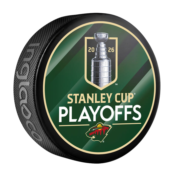 NHL Playoffs 2026 Souvenir Puck SCP Lock Up Minnesota Wild