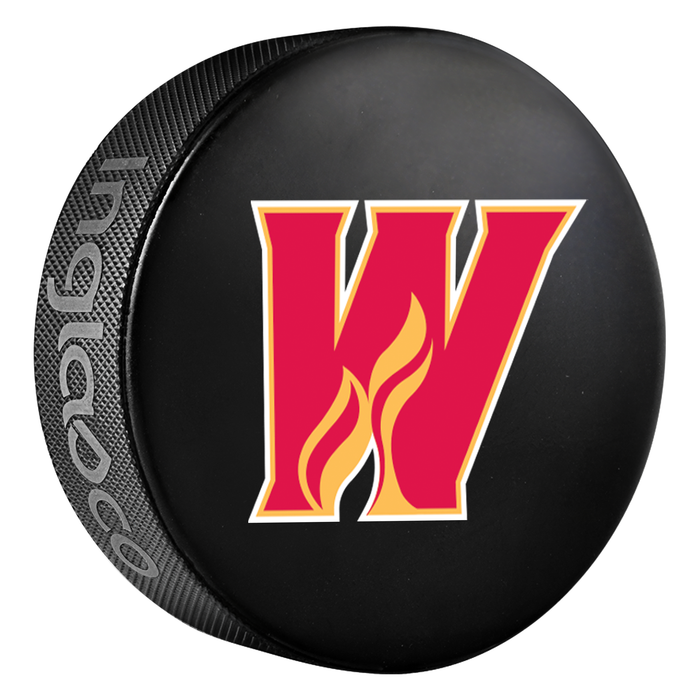 AHL Calgary Wranglers Classic Souvenir Hockey Puck