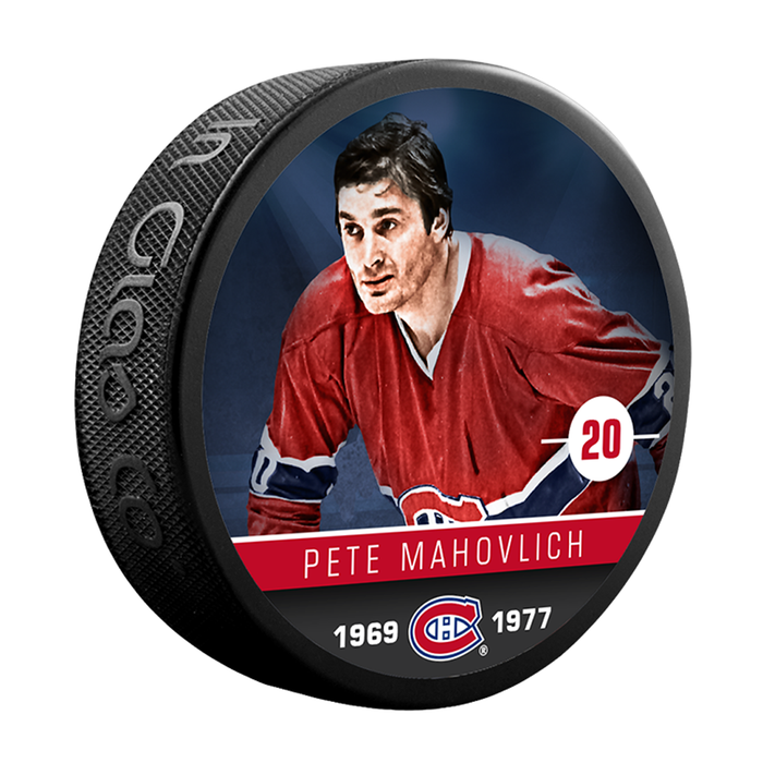 NHLAA Alumni Pete Mahovlich Montreal Canadiens Souvenir Collector Hockey Puck