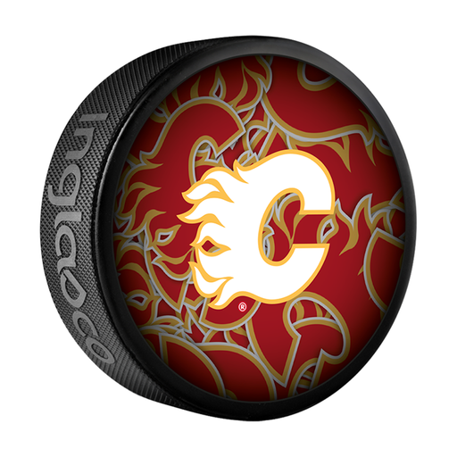 NHL Calgary Flames Clone Souvenir Collector Hockey Puck