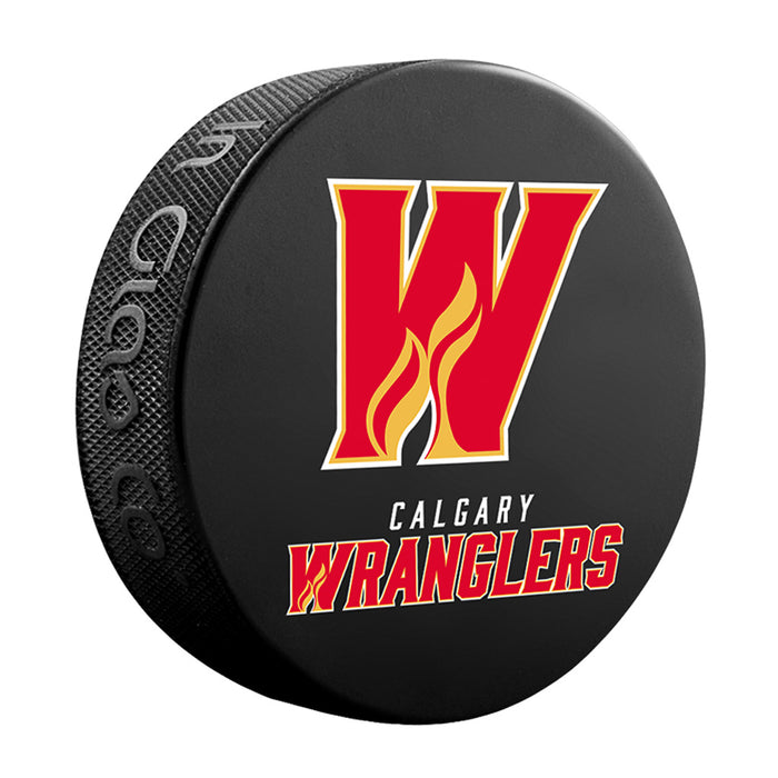 AHL Calgary Wranglers Classic Souvenir Hockey Puck