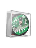 NHL Captain Series Jamie Benn Dallas Stars Souvenir Hockey Puck In Cube