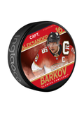 NHL Captain Series  Aleksander Barkov Florida Panthers Souvenir Hockey Puck In Cube