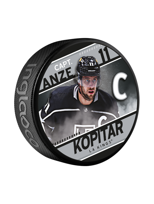 NHL Captain Series Anze Kopitar Los Angeles Kings Souvenir Hockey Puck In Cube
