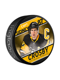NHL Captain Series Sidney Crosby Pittsburgh Penguins Souvenir Hockey Puck In Cube