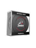 ECHL Adirondack Thunder 2023-24 Official Game Hockey Puck In Cube