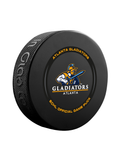 ECHL Atlanta Gladiators 2023-24 Official Game Hockey Puck In Cube