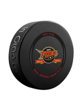 ECHL Indy Fuel 10th Anniversary 2023-24 Official Game Hockey Puck In Cube