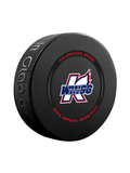 ECHL Kalamazoo Wings 2023-24 Official Game Hockey Puck In Cube
