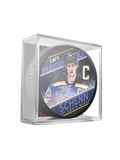 NHL Captain Series Bryden Schenn St. Louis Blues Souvenir Hockey Puck In Cube