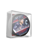 NHL Captain Series Adam Lowry Winnipeg Jets Souvenir Hockey Puck In Cube
