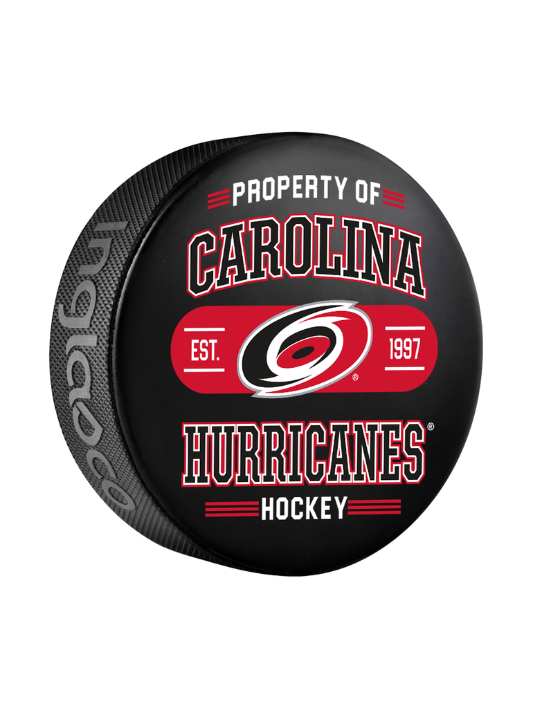 NHL Carolina Hurricanes Property Of Souvenir Collector Hockey Puck