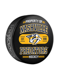 NHL Nashville Predators Property Of Souvenir Collector Hockey Puck