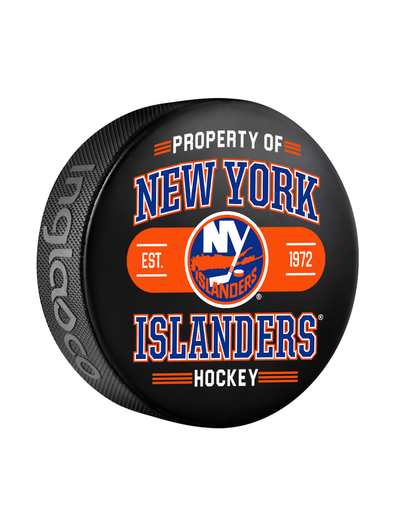 NHL New York Islanders Property Of Souvenir Collector Hockey Puck