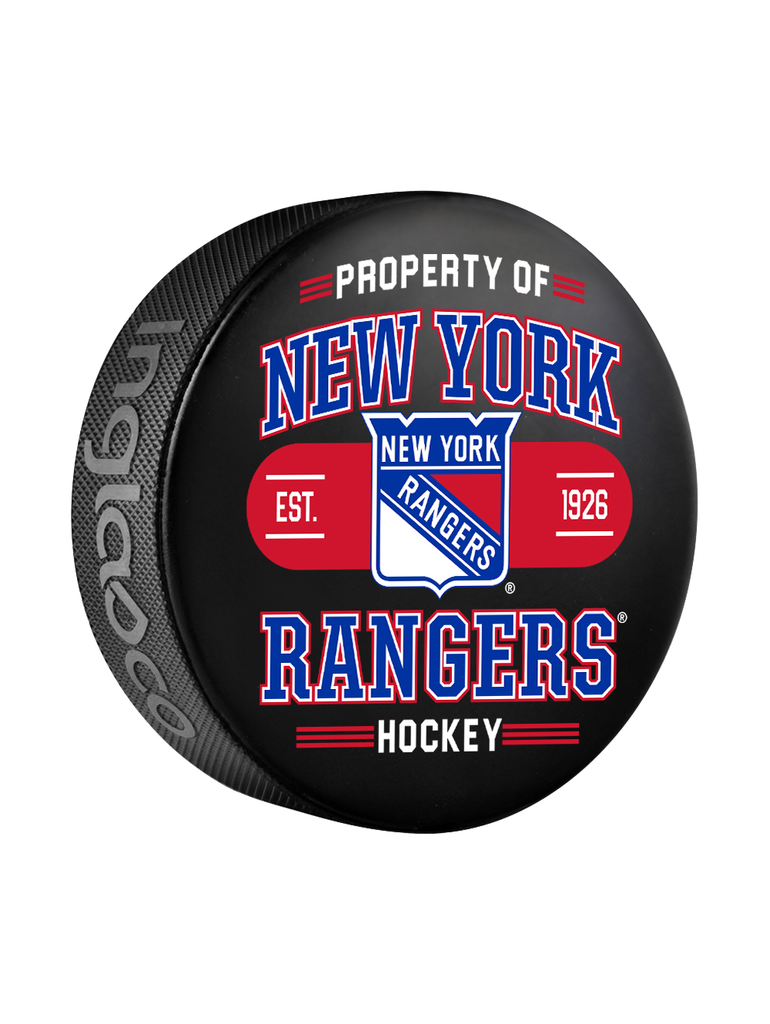 NHL New York Rangers Property Of Souvenir Collector Hockey Puck