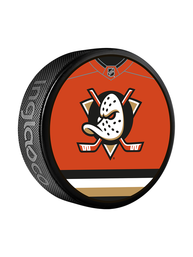 NHL Anaheim Ducks Jersey Design Souvenir Collector Hockey Puck