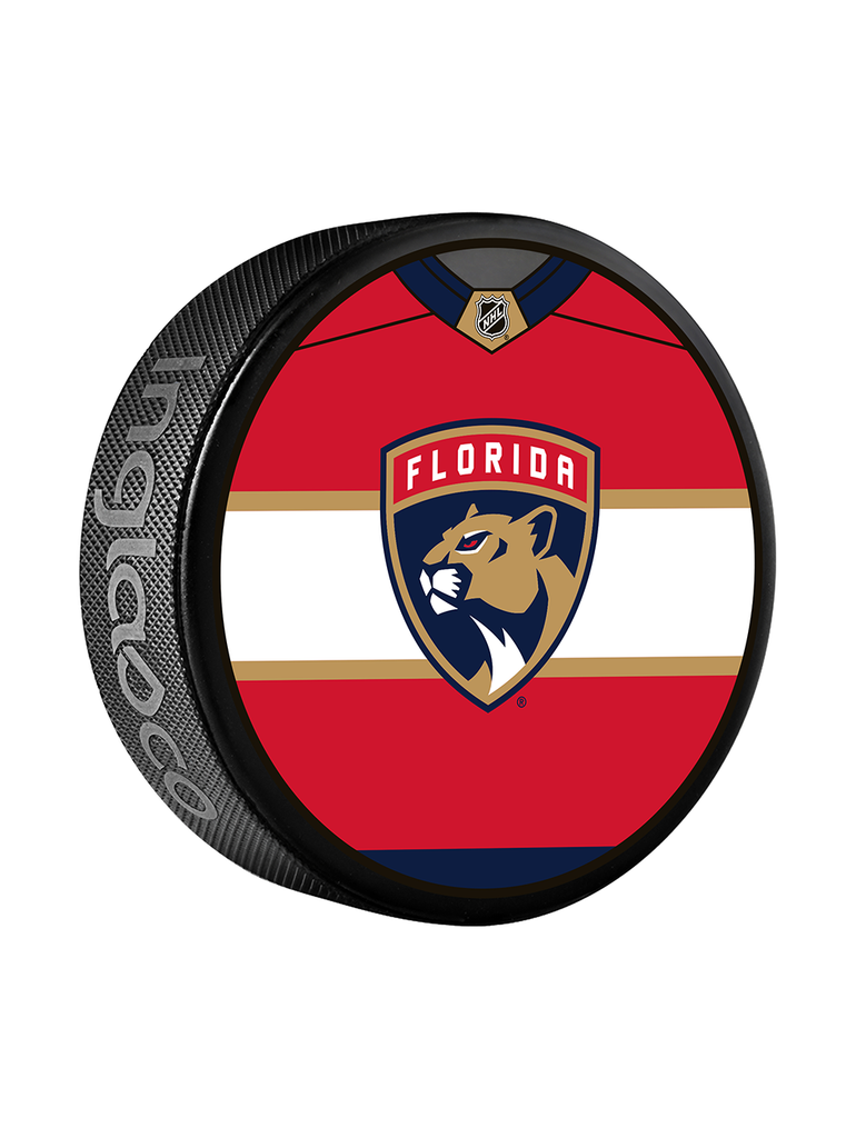 NHL Florida Panthers Jersey Design Souvenir Collector Hockey Puck