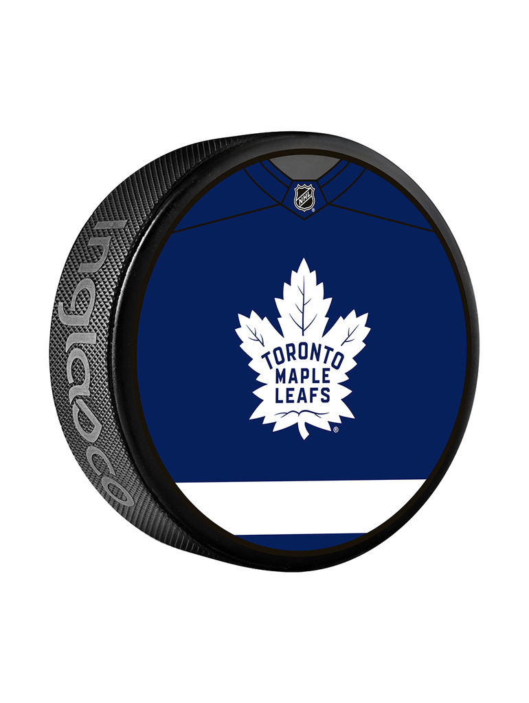 NHL Toronto Maple Leafs Jersey Design Souvenir Collector Hockey Puck