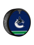 NHL Vancouver Canucks Jersey Design Souvenir Collector Hockey Puck