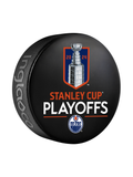 NHL Edmonton Oilers 2024 Stanley Cup Playoffs Souvenir Collector Hockey Puck