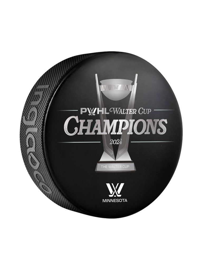 PWHL 2024 Walter Cup Champions Minnesota Official Souvenir Hockey Puck