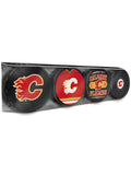 NHL Calgary Flames Souvenir Hockey Puck Collector's 4-Pack