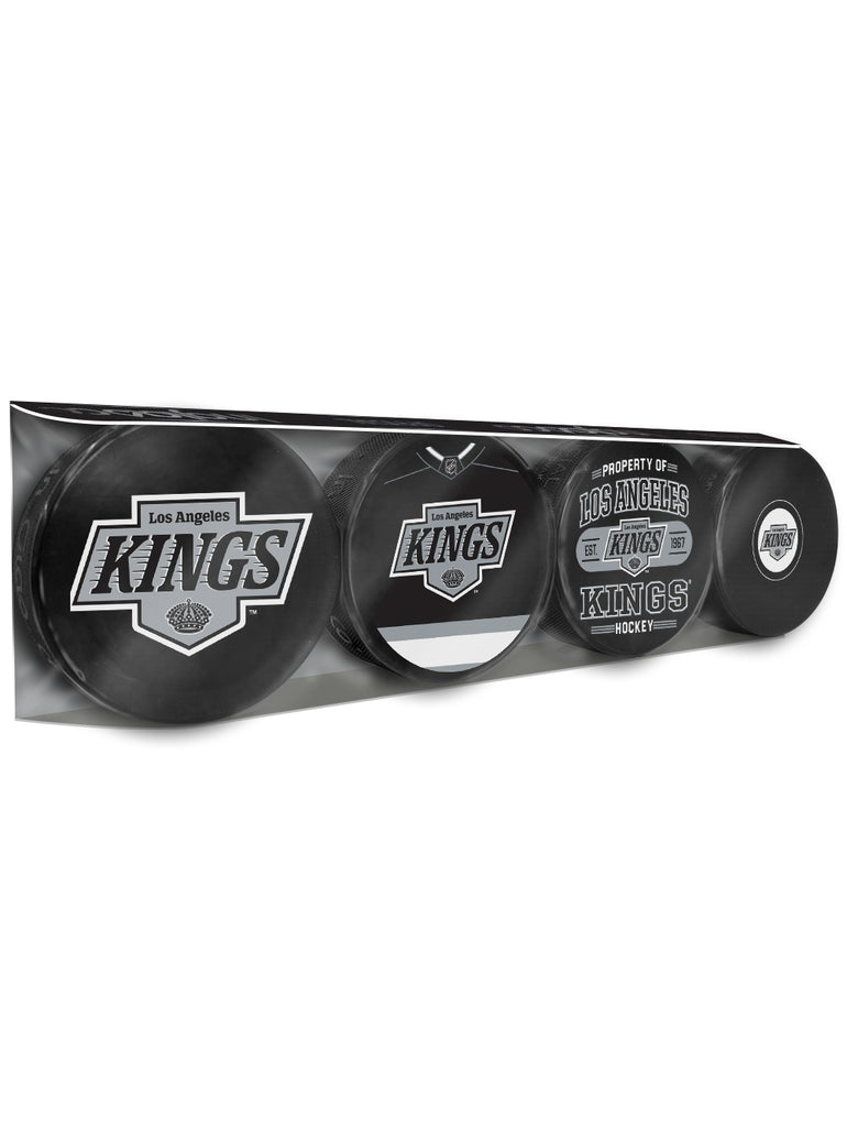 NHL Los Angeles Kings Souvenir Hockey Puck Collector's 4-Pack