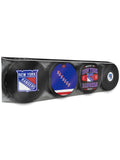 NHL New York Rangers Souvenir Hockey Puck Collector's 4-Pack