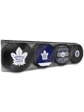 NHL Toronto Maple Leafs Souvenir Hockey Puck Collector's 4-Pack