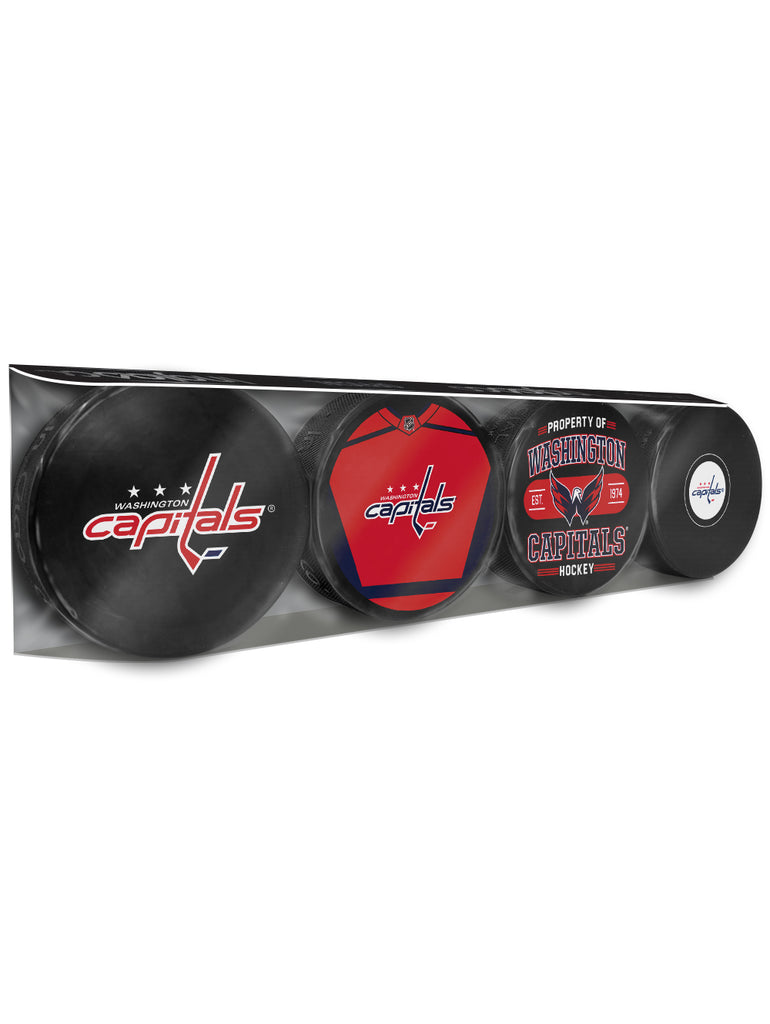 NHL Washington Capitals Souvenir Hockey Puck Collector's 4-Pack