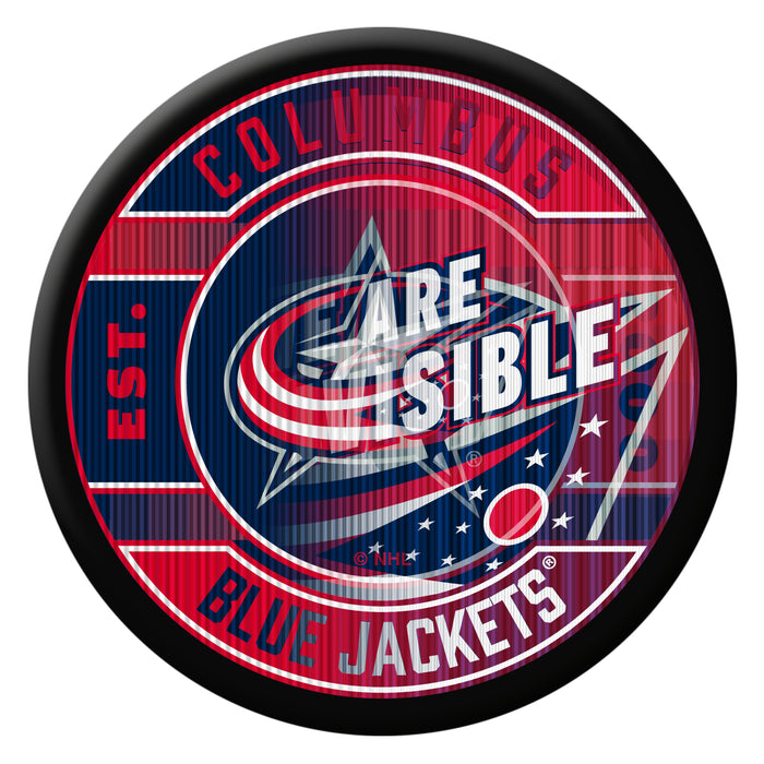NHL Columbus Blue Jackets Lenticular Insert Design Box