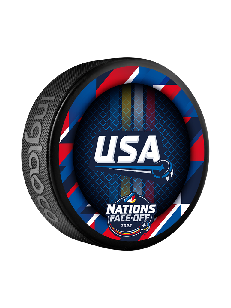 2025 NHL 4 Nations Face-Off Team USA Souvenir Collectors Puck