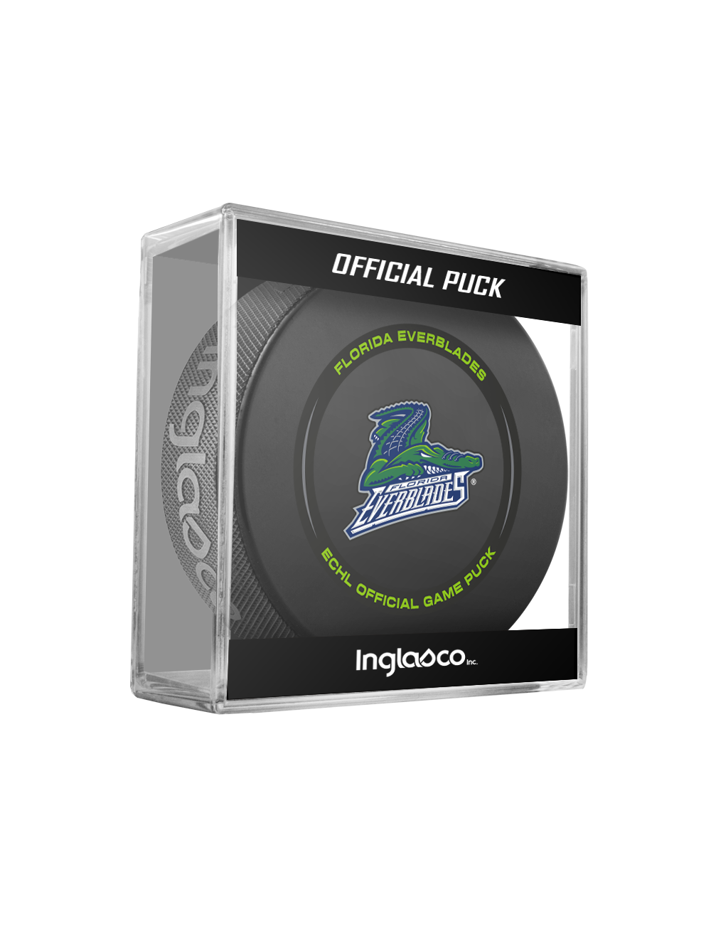 ECHL Florida Everblades 2024-25 Official Game Hockey Puck In Cube ...