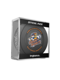 ECHL Greenville Swamp Rabbits 2024-25 Official Game Hockey Puck In Cube