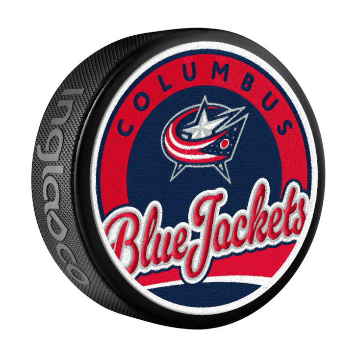 NHL Columbus Blue Jackets Embroidered Patch Insert Design Box