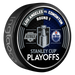 NHL 2025 Round 1 Playoffs Match-Up Los Angeles Kings Vs Edmonton Oilers Souvenir Collector Puck