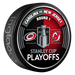 NHL 2025 Round 1 Playoffs Match-Up Carolina Hurricanes Vs New Jersey Devils Souvenir Collector Puck