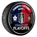 NHL 2025 Round 1 Playoffs Match-Up Toronto Maple Leafs Vs Ottawa Senators Souvenir Collector Puck
