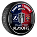 NHL 2025 Round 1 Playoffs Match-Up Tampa Bay Lightning Vs Florida Panthers Souvenir Collector Puck