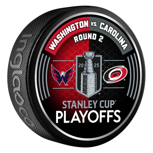 NHL 2025 Round 2 Playoffs Washington Capitals Vs Carolina Hurricanes Collector Puck