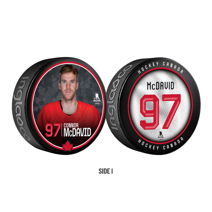 Hockey Canada 2026 Olympic Games 2-Puck Collection  Connor Mcdavid