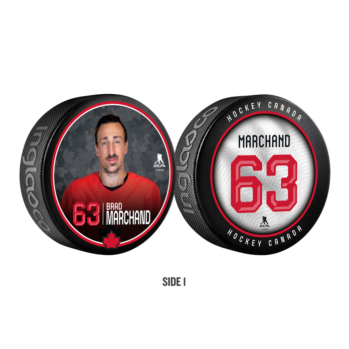 Hockey Canada 2026 Olympic Games 2-Puck Collection Brad Marchand