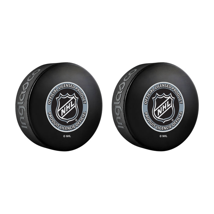 NHL Heritage Classic 2026 Hockey Pucks 2 Set Winnipeg Generic & Dueling