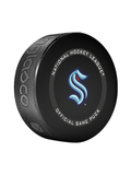 NHL Seattle Kraken Officially Licensed 2023-2024 Team Game Puck Design In Cube - New Fan Blue