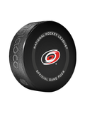 NHL Carolina Hurricanes Officially Licensed 2023-2024 Team Game Puck Design In Cube - New Fan Blue