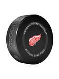 NHL Detroit Red Wings Officially Licensed 2023-2024 Team Game Puck Design In Cube - New Fan Blue