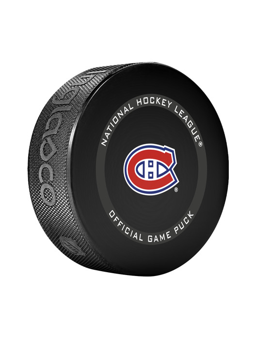 NHL Montreal Canadiens Officially Licensed 2023-2024 Team Game Puck Design In Cube - New Fan Pink